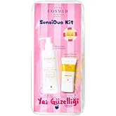 COSMED SensiDuo Kit, Gentle Cleansing Gel 200ml ve Ultrasense SPF50+ G&uuml;neş Kremi 40ml, Hassas Ciltler İ&ccedil;in