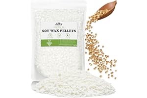 ‎BOYUJK Soy Wax for Candles, BOYUJK Premium Natural Candle Wax, 100% Soy Wax for Candle Making from Organic Cultivation, No Additives, Harmless and Pure [200 g]