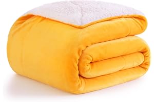 PANXHOME Koc do przytulania, 160 x 200 cm, przytulny koc bożonarodzeniowy, wełniany, 520 g/m², puszysty koc, ciepły koc Sherpa, koc do mieszkania, dla dziewcząt i dzieci