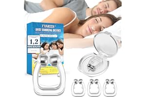 GELPRETTY 8er Set Schnarch stopper, Anti Schnarch, Wiederverwendbares Schnarchen Stopper Nasenklammer, Anti Snoring NasenClip für Entspannte Nächte, Möglich bessere Atmung, Schlafapnoe