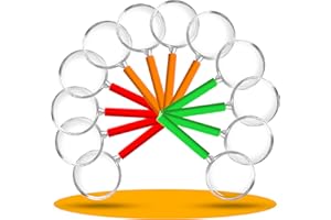 L + H WORLD 12x Lupen Set Kinder gemischte Farben| Lupe f. Forscher & Detektive zum erforschen von Insekten Pflanzen usw. | Taschenlupe als Mitgebsel Mitbringsel Gastgeschenk Giveaways zum Kindergeburtstag