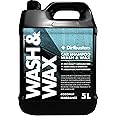 Dirtbusters Car Shampoo & Wax, Deep Cleaning Wash With A Carnauba Waxed Glossy Shine Finish, To Clean & Detail All Vehicle Exteriors, PH Neutral Coconut Fragrance (5L)