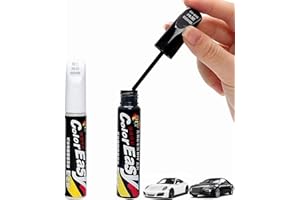 TUKNON Pluma De Retoque del Coche,Rotulador Arañazos Coche,Bolígrafo De Reparación Arañazos Coche,Rotulador De Reparación De Arañazos,Rasguños Reparación De Pintura Pluma,2 Piezas (Blanco + Negro)
