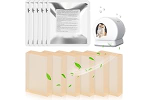 NDOGE Pet Odor Eliminator for Meowant Self Cleaning Cat Litter Box, Cat Toilet Odor Control Deodorant Gel, Automatic Cat Litter Box Deodorizer (6 Pack, Floral scent)