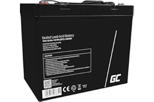 Green Cell® AGM 12V 50Ah Akku Vlies Batterie VRLA Blei Batterie Bleiakku Ersatzakku Akkubatterie Versorgungsbatterie Zyklenfest Wartungsfrei Caravan Camping Camper Solarpanel Solarbatterie