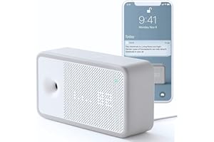 AWAIR Element - Appareil de Mesure de la Qualité de l'Air, CO2 (détecteur de dioxyde de Carbone), de la Température, de l'Humidité, des Particules Fines (pm2.5), Composés Organiques Volatils (COV)