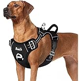 Eyein Dog Harness Large Dog, Anti Pull Adjustable Heavy Duty Pet Vest Harness with 2 Clips, Easy Control Escape Proof Puppy H