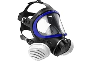 Dräger X-plore 5500® Máscara-respirador Completa de protección con filtros reemplazables A2 P3 para Pintura, Barniz, Bricolaje y contra el Polvo