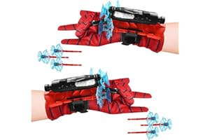 NIUMOWANG Lanceur, Gant de Lanceur, 2 jouets lanceurs, Jouet de Poignet, Poignet lanceur de toile, Jouets éducatifs drôles pour Enfants pour la fête de Cosplay (B)