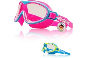 AQUAZON WAVE Junior Kids okulary do p³ywania, okulary do snorkelingu, okulary do nurkowania, maska do nurkowania dla dzieci, od 3-7 lat, bardzo wytrzyma³e, ¶wietnie dopasowane