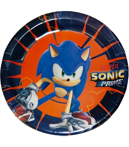 Gobelets Carton Sonic The Hedgehog Procos - Lot De 8 (200ml) - Personnage Enfant
