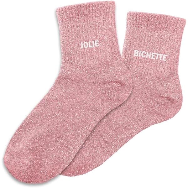 Chaussettes à Paillettes Pour Enfants - Taille 30-35, Mélange Coton/polyester, Brillantes Et Fun