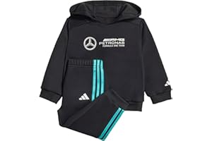 adidas Unisex bebé MERCEDES - AMG PETRONAS FORMULA ONE TEAM DNA BABY JOGGER LONG SLEEVE