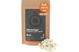 WPW Laufreiniger aus Filz für Gewehre, Flinten, Pistolen & Revolver, Filz-Reiniger für alle Kaliber zur Waffenreinigung & Waffenpflege