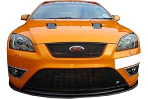 Zunsport Compatible With Ford Focus ST 05MY - Full Lower Front Grille Set - Black finish (2005 to 2007)
