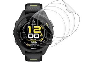 WINLAZY 4 Stück Schutzfolie für Garmin Forerunner 265S Folie, für Panzerglas Garmin Forerunner 265S Smart Watch Transparent TPU-Folie Screen Protector, HD Clear, Ultradünn, Selbstheilung