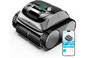 Amazon-Angebotsbild: WYBOT C1 Power kabelloser Roboter-Poolsauger für Innenpools, oberirdische Poolreiniger, 4-in-1 Wand- und Wasse