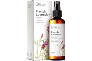 Gya Labs Lavender Spray snu i pielęgnacji skóry - Mgiełka twarzy sprayu nawilżania skóry wrażliwej i suchej - Mgiełka poduszek relaksu - 100 Pure nierafinowany olejek w sprayu i mgiełka ciała - 100ml