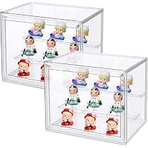 Lomonmen Acryl-Vitrine Mit Tür, 27x13x22 Cm – Staubdicht Für Sammelfiguren, Spielzeug & Deko