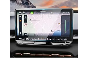 YEE PIN kompatibel med Cupra Terramar 2025 2026 Hybrid/plug-in hybrid navigering displayskydd, 9H härdat glas skärmskydd för nya Cupra-terramar tillbehör (12,9 tum)