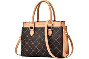 NICOLE & DORIS Handtasche Damen Mittelgroß Frauen Umhängetasche Elegant Schultertasche PU Leder Henkeltasche Shopper Tote Tasche mit Abnehmbarem Schultergurt Aprikose