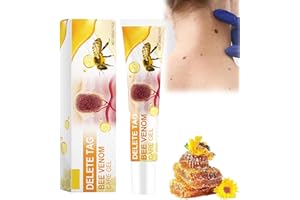 SZXLSP New Bee Venom Warzen Und Tag-Entferner, Wree Bienengift Creme, Bienengift Creme, Bienengift Warzen- Und Etikettenentferner, Sichere Und Sanfte Formel Für Alle Hauttypen (1PC, One Size)