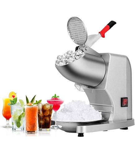 Broyeur À Glace Électrique, 300W Concasseur À Glace En Acier Inoxydable