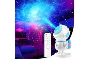 COLWINKU Astronaut Galaxy Star Projector Starry LED Night Light, Astronaut Light Projector with Nebula, Timer, Remote and App Control, Children's Room Decoration, Christmas, Teenagers, Girls Birthday Gifts