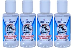Pure Silicone Treadmill Lubricant Oil for Belt/High Viscosity each in100 ml Pack of 4