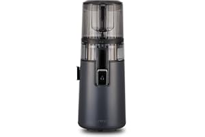 ‎HUROM Hurom H70FT Neuer Slow Juicer | Elektrische Kaltpresse | Entsafter für Gemüse & Obst | 1.8L Kapazität | Automatische Entsaftungsfunktion | BPA-frei | 15 Jahre Garantie | 150W | Titangrau