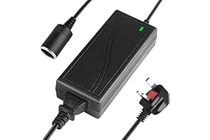 Shentian Power Supply Cigarette Lighter Socket AC to DC Adapter 100V-240V to 12V 5A Car Power Charger Converter(12V/5A NEW)