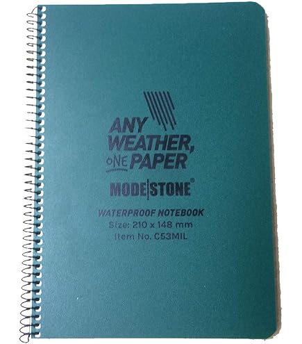 Carnet de terrain tout-temps 128 pages 118 x 183 cm vert Carnet de terrain tout-temps 128 pages 118 x 183 cm vert