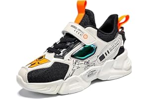 WZRUISEN Scarpe per Bambini Scarpe da Corsa Sportive in Rete Traspirante Alla Moda per Bambini Piccoli