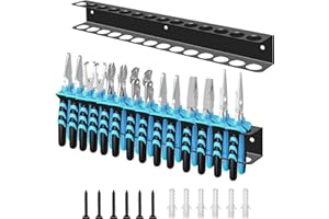 LURICO Zangenhalter Wandhalterung Set, 2 Stück Werkzeug Wandhalter, Schnell Montierbar, Platzsparend Perfekter Garage Organizer​, Für Zangen, Schraubendreher & Hammer - 40cm