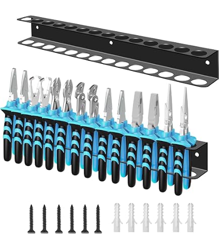 Porte-Outils Magnétique SIXTOL – 60 Cm, Forte Force Magnétique – Montage Mural Atelier/Garage – Organisation Outils