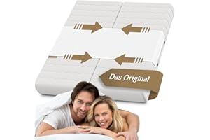 ‎BEDBINDERS Matratzenverbinder für Boxspringbett | Liebesbrücke für Matratzen 200, Ritzenfüller, Matratzenkeil, Bettbrücke, Matratzenbrücke 180x200, Matratzenhalter Gegen Verrutschen | ® Bedbinder Deluxe