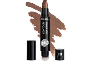 ‎ISADORA IsaDora Stick'n Brush - Contouring Stick mit Pinsel - Matte Natürliche Kontur - auch unterwegs - Konturenstift Make Up - 2-in1 Cream Contour Stick und Contour Brush - Warm Mocha