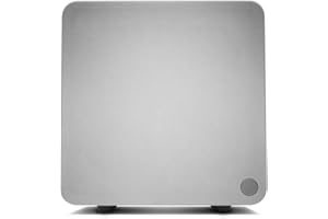 Cambridge Audio Minx X201 - Subwoofer Activo de 200 vatios con Dos Altavoces de Graves auxiliares y Sonido Totalmente Ajustable - Blanco