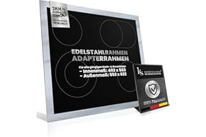 KASPER SOLUTIONS Cadre de montage en acier inoxydable pour tous les types de plaques de cuisson et de plaques vitrocéramiques sans découpe