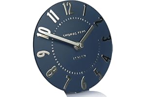 THOMAS KENT LONDON Thomas Kent Mulberry Design Mantle Clock in Midnight Blue - 6" London