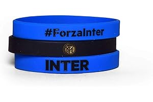 Tris Braccialetti Stemma Inter Prodotto Ufficiale Idea Regalo Calcio Serie A
