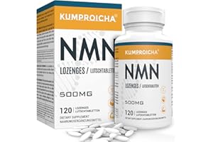 KUMPROICHA NAD Sublingual Lozenges 500mg, 120 Tablets Per Bottle, Fast-Acting & Max Absorption NAD+ Supplement (120 Count)