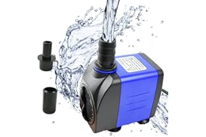 Conquerall CHA-2000 2000L/H AC 220V 520GPH Pompa sommersa 35W Pompa fontane da interno/esterno, alta 7,87ft con per acquari, stagni, pompe idroponiche, sistemi idroponici, cascate e acqua marina