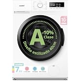 COMFEE ' Washing Machine 7 kg Ultrathin 40 cm Class A-10% 1200RPM | Quick Wash, 16 Programs, Hygienic Steam, Baby Care, Drum