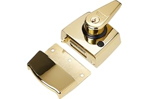 ERA 183-31 40mm High Security Nightlatch with Brass Effect Body