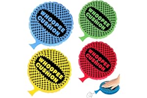 Teegxddy 4 Pièces Coussin Peteur Jouet,Coussin Peteur Enfant,Autogonflant - Jouet De Farces Drôles,Convient aux Adultes et aux Enfants, 2 Tailles(9cm/10.5cm)
