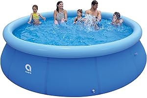 RAPTAVIS 360cm x 90cm Aufstellpool Aufblasbarer Schwimmbad, Easy Set Pool