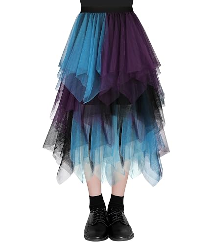 Gonna In Tulle A Rete Da Danza ILOVEFANCYDRESS – Vita Elastica, Colore Bianco, Taglia Unica 36-44, Corta - 3