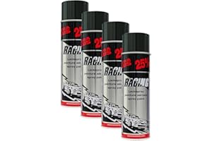 Kwasny 4X 288 905 Auto-K Racing Lackspray schwarz Glanz 500ml