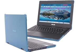 mCover Funda Solo Compatible con computadoras portátiles ASUS Chromebook CR1104CGA / CR1104CTA / CR1104FGA/ CR1104FTA Series de 11.6 Pulgadas (no es Compatible con ningún Otro Modelo ASUS) aquamarina